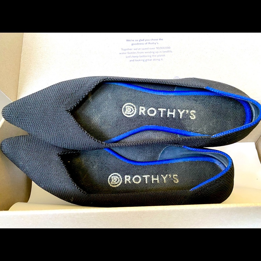 COPY - Rothy’s Black Flats 6.5 - Meghan Markle!!!